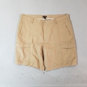 Boca classics cargo shorts men's 44x10 brown Linen blend outdoor